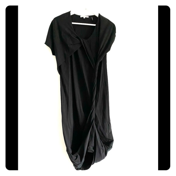 Helmut Lang Asymmetric Modern Stretch Dress - Picture 1 of 2